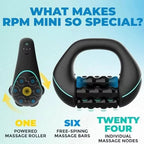 Electirc Massage Roller Rechargeable 3-Speed Massager Percussive Therapy for Whole Body Relief Deep Tissue & Muscle Recovery
