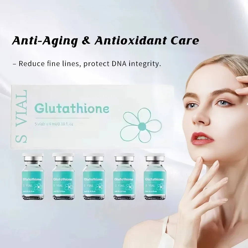 Glutathione Radiance Ampoule Essence 4ml×5 – Intense Hydration for Skin Elasticity & Glow