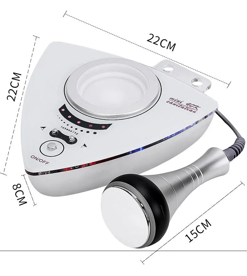 Ultrasonic 40KHz Cavitation Machine Body Massager Slimming Fat Burning Beauty Device Loss Burner Skin Tightening Weight Loss