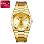 Man Watch Quartz Watch Luxury Waterproof Luminous Date Week Stainless Steel Men's Watch Male relógios masculino reloj hombre