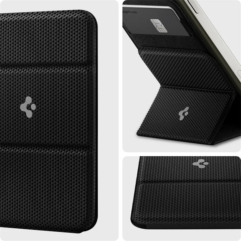 Spigen Smart Fold For MagSafe Card Holder For iPhone 17 Air 12 13 14 Plus 15 16 17 Pro Max Folding Bracket Card Bag