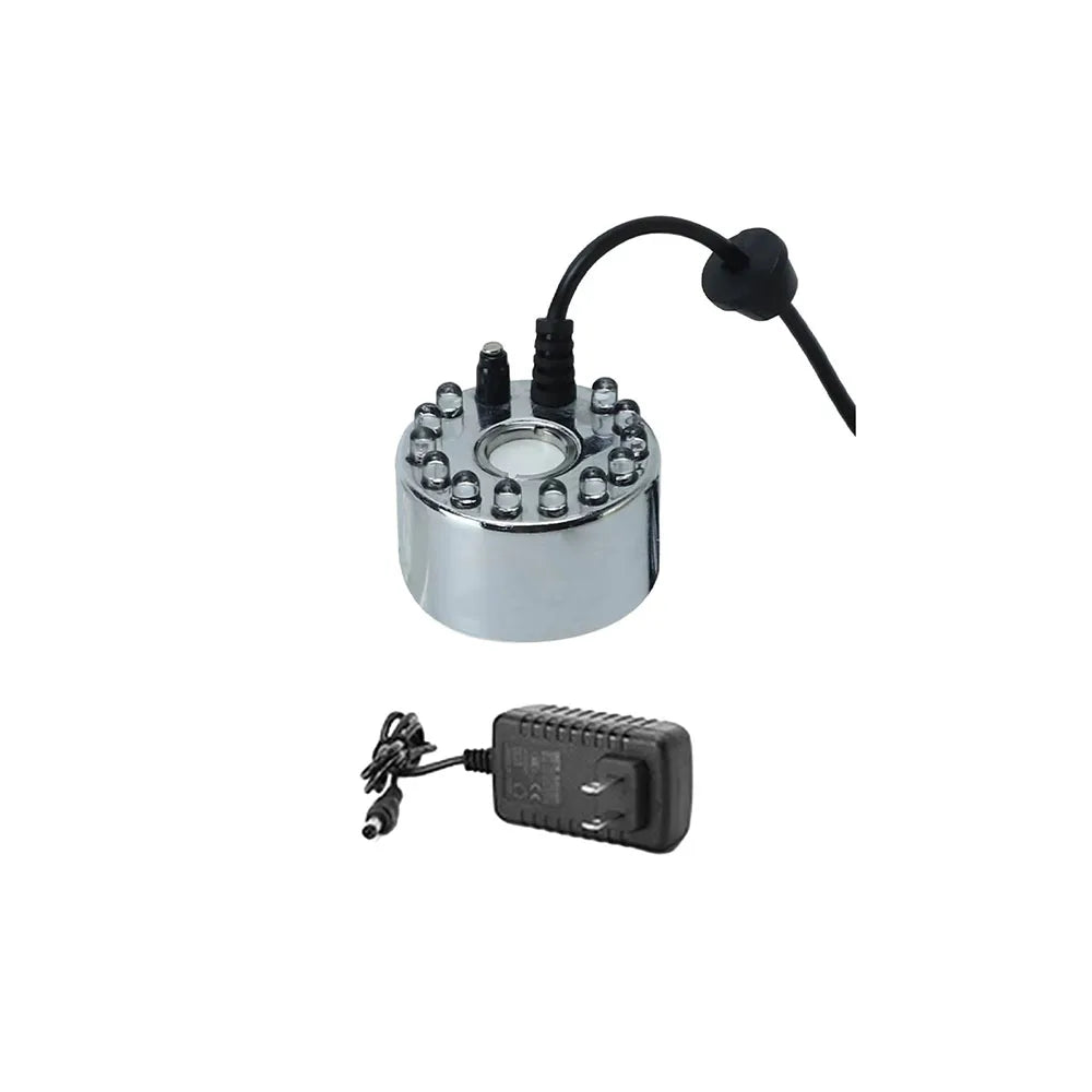 Halloween Smoke Fog Machine,Mini LED Pumpkin Light,Fogger Water Fountain Pond Fog Machine,Halloween Outdoor Decoration