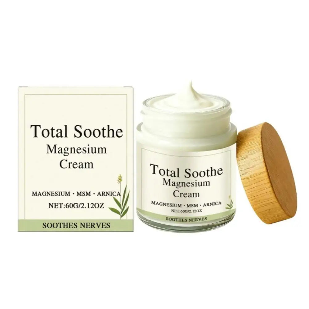 2026 Total Relief Soothing Magnesium Cream for Muscle Comfort Brightening  Soothing Nerve For Daily Skin Hydration Moisturizing