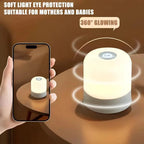 NEW LED Touch Night Light Rechargeable RGB Dimmable Table Lamps Remote Control Ambient Light for Bedroom Living Room