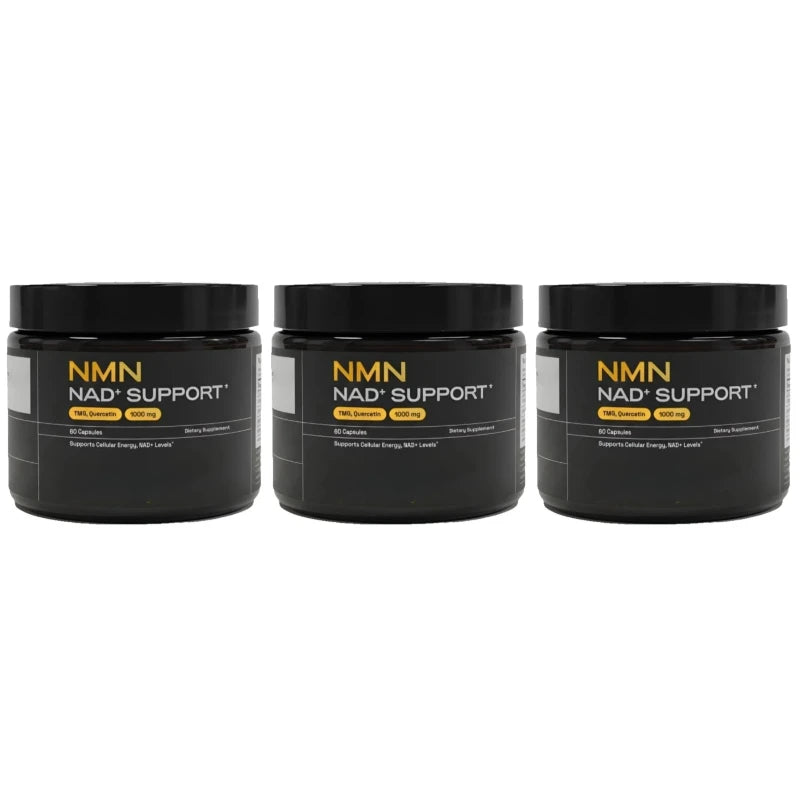 NMN 1000 Mg Capsule Supplement 4-in-1 Formula with TMG, Quercetin & Resveratrol NAD+ Supplement Supports Energy 60 Capsules