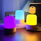 NEW LED Touch Night Light Rechargeable RGB Dimmable Table Lamps Remote Control Ambient Light for Bedroom Living Room