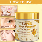 Bee Venom Face Cream 100g with Hyaluronic Acid, Vitamin C & Niacinamide - Moisturizing Firming Lifting Cream for All Skin Types