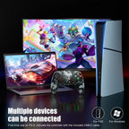 Controller For Playstation 5 PS5/PS5 Pro/Slim/PC,RGB Wireless Gamepad W/Hall Effect Trigger Marco/Turbo Anti-Drift Game Joystick