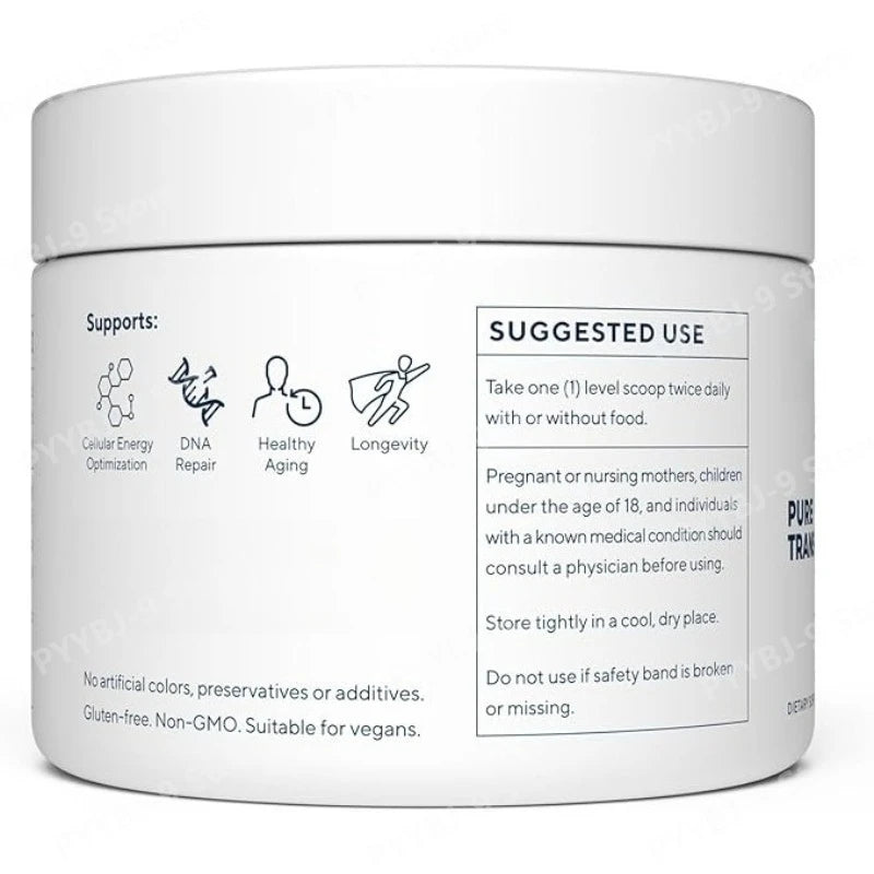 NMN (Nicotinamide Mononucleotide) Powder 100g, 500mg Per High Purity Serving Fast Dissolve, Vegan, Daily Energy & Wellness