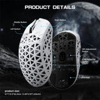 ATTACK SHARK R5 Ultra Carbon Fiber Wireless Gaming Mouse ,39g SUPERLIGHT , 8K Polling Rate, PAW3950MAX Sensor (42000 DPI),