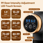 11-IN-1 Electric Massage Gun 99 Level Powerful Fascia Gun High-Frequency Vibration Body Massage Gun Arms Leg Muscle Masajeador