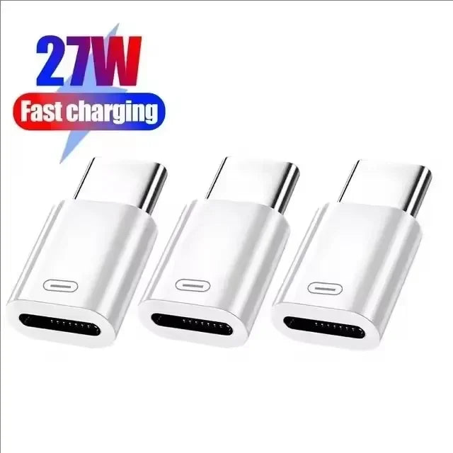 IOS To USB C Fast Charging Adaptador Lightnning To Type C Adapter USB C Data Transfer Converter for IPhone 17 15 Samsung Google