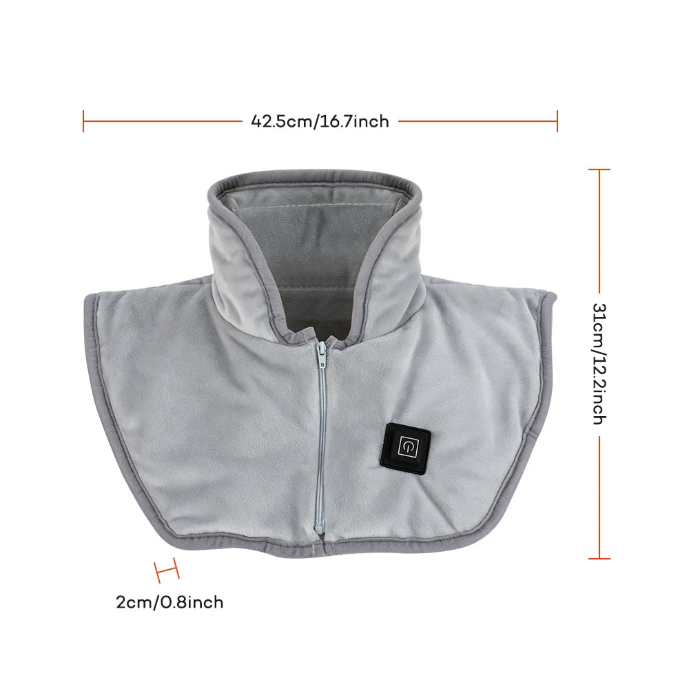 Electric Heating Shoulder Neck Pad USB Heated Back Wrap 3 Heat Level Soft Hot Compress Back Shawl Neck Shoulder Fast Heated Pad