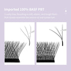 DIYDAY W Shape Eyelash Extension 3d 4d 5d 6d 7d 8d W-Shaped Eyelashes Premade Fans Individual BASF Mink Faux Lashes