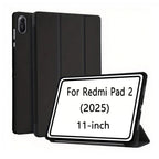 Case for Xiaomi Redmi Pad 2 2025 11-inch PU Leather Flip Smart Cover,Magnetic Stand Case,Soft Silicone Back Shell