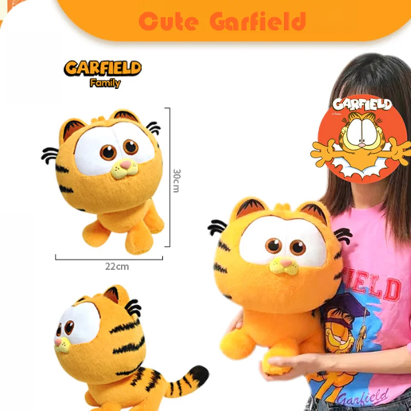 GARFIELD Original Stuffed Plush Soft Cat Plush Cartoon Plushie Doll for Boys Girls Christmas Decor Gift