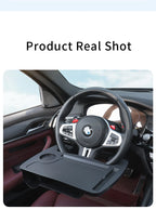 Car Steering Wheel Tray With Car Gap Filler Organizer Food Tray For Eating In Car Laptop Desk Travel Car Interior Accessories