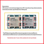 AMD Ryzen processor 7 7800X3D 8 cores 16 thorns R7 7800X3D CPU 4,2 GHz 5 nm 96 Mo 120 zenw DDR5 MHz MHz supply am5cpu game without fan