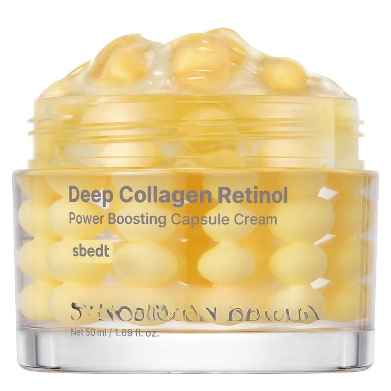 Korean Silk Collagen Peptide Ampoule Serum and Retinol Capsule Cream Set