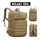 50L Tactical Waterproof Backpack