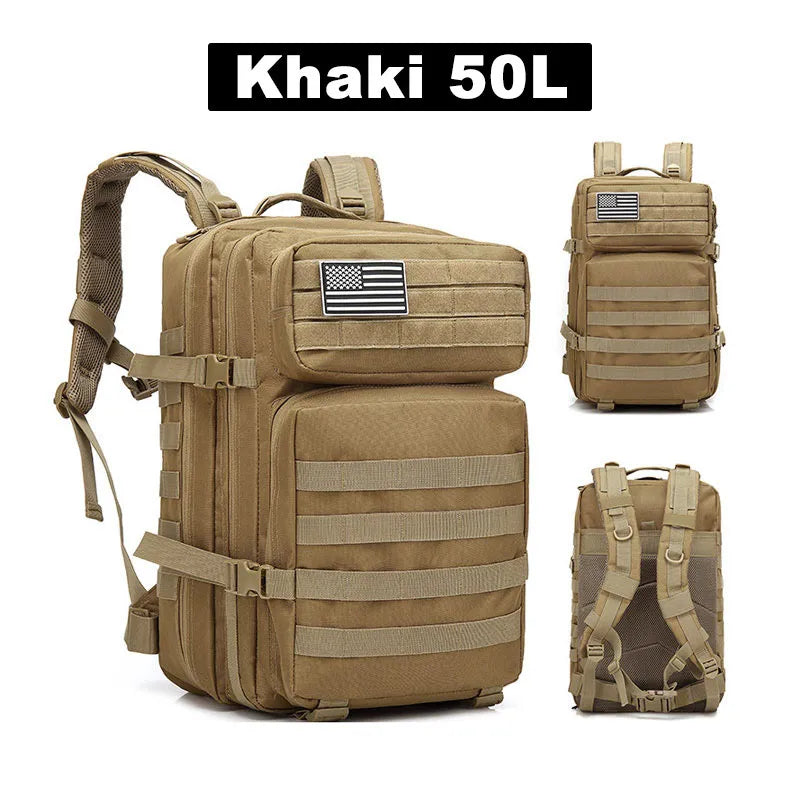 50L Tactical Waterproof Backpack