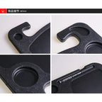 Car Steering Wheel Dining Table Tray Car Table Car Multi-functional Dinner Plate Steering Wheel Rack Plastic Card Table