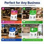 N-tag 215 Crad for Google Review NFC station table NFC 13.56Mhz programmable Reviews display bending card