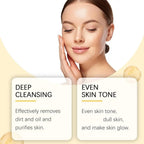 Turmeric Vitamin C Clay Mask Clay for Dull & Blemish-Prone Skin, Deep Cleansing Facial Mask, Face Masks Skincare Oil Control