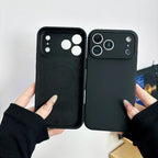 Original Liquid Silicone Magnetic Case for IPhone 17 Air 16 15 14 Plus 13 12 Pro Max for Magsafe Camera Protection Matte Cover