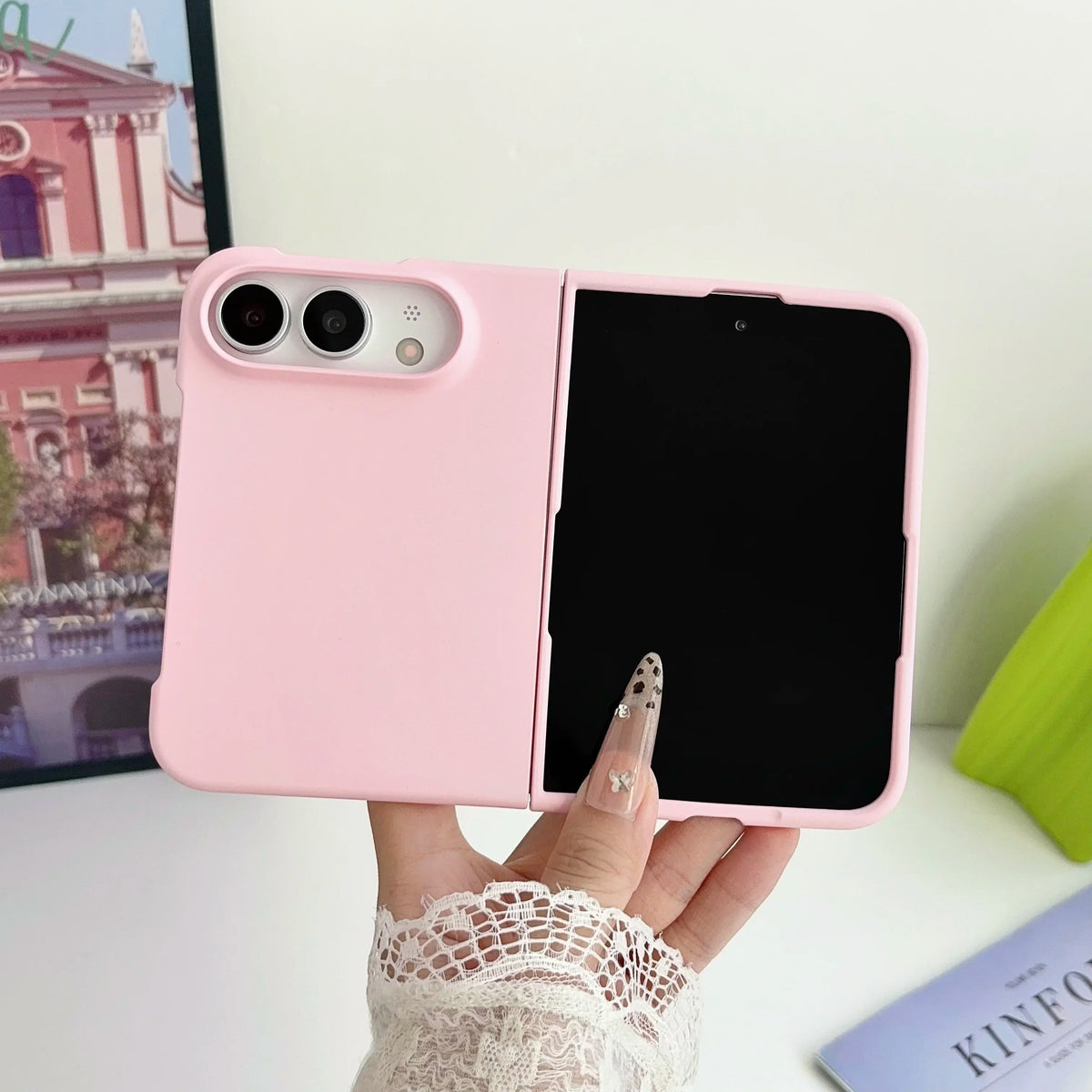 New Luxury Matte Ultra Thin Candy Color Phone Cases for Apple IPhone 18 Fold Ultra 2026 Silm Skin Feel Shockproof PC Hard Cover