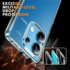 360 Full Body Silicone Case for Xiaomi Redmi 13 4G 13C 12C 10C 9A 9C Note 13 12 11 10 9 Pro Max 5G Shockproof PC Hard Cover Coqu