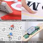 1piece Multi-purpose Sponge Water Absorption Mat:Kitchen,Bathroom Bathroom Anti-skid,Moisture Absorption,Machine Washable Carpet