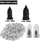 Spiral Tire Repair Plugs Rubber Screw Nails Puncture Patch Kit Quick Fix for Car Motorcycle Bike Vacuum Tires Tubeless