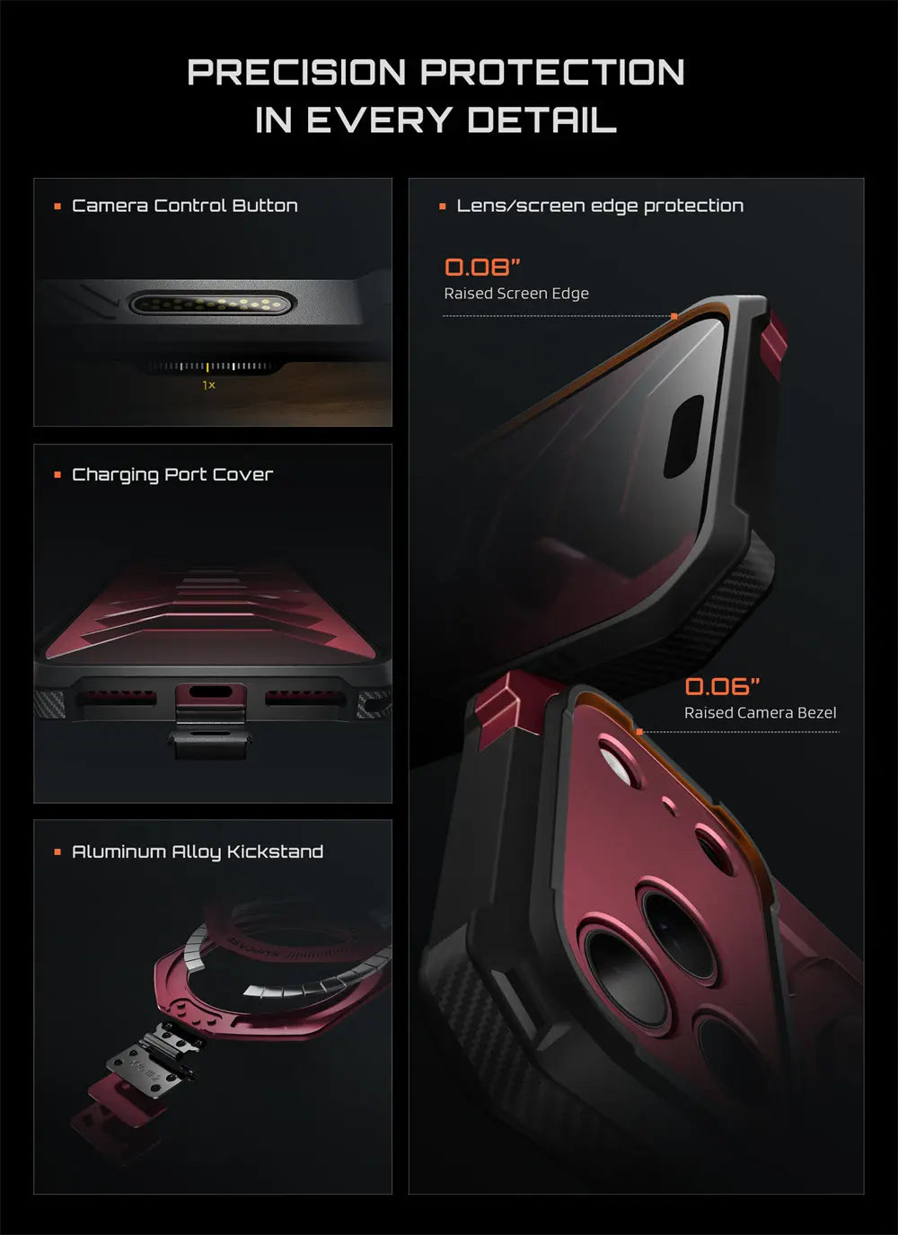 UB Grip For iPhone 18 Pro Max /For iPhone 17 Pro Max Case SUPCASE Compatible with MagSafe Heavy Duty Rugged Magnetic Phone Case