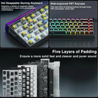 AULA HERO 68 HE Hall Effect Gaming Keyboard 65% Wired RGB Hot Swappable 8K Polling 0.01mm Magnetic Switch for PC Gamers
