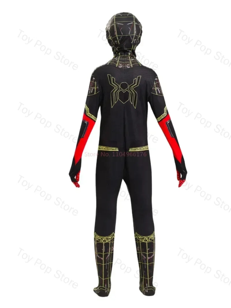 Popular Web Slinger Superhero Zentai Suit Full Coverage Cosplay Bodysuit Halloween Themed Outfit Collectible Attire for Holiday