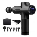 Fascial Massage Gun Electric Percussion Pistol Massager Body Neck Back Deep Tissue Muscle Relaxation Massage Gun Fitness