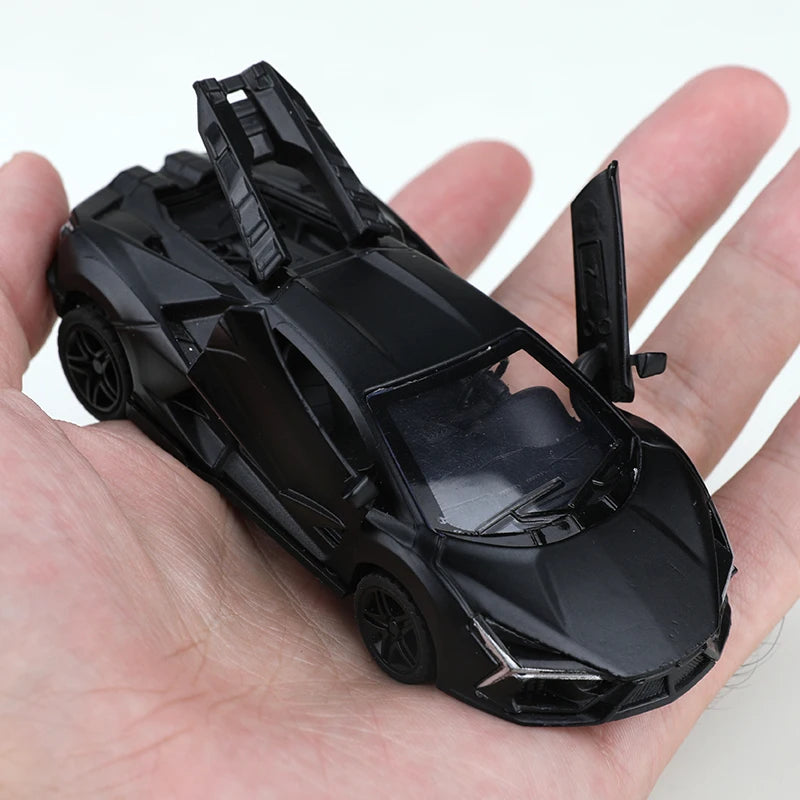 1:43 scale replica of the SVJ pullback alloy car model, children's toy, die-cast metal, pullback function.