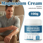 Magnesium Niacinamide Relief Body Cream, Magnesium Cream Cooling Formula, Lightweight, Non-greasy