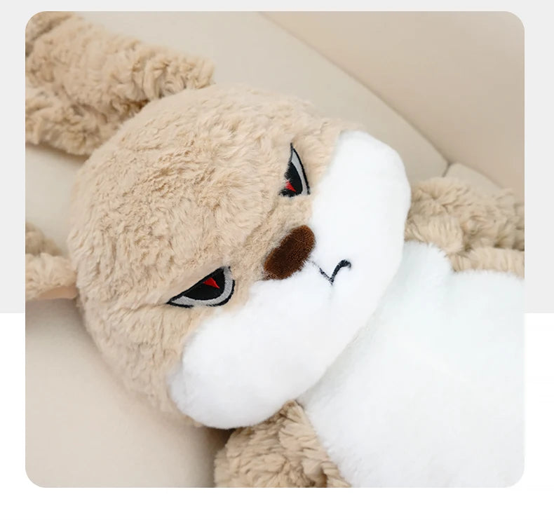 35cm Angry Rabbit Plush Toy Cute Long Eared Rabbit Stuffed Animals Soft Plush Children Gifts Doll Room Decor Birthday Gifts