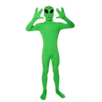 Kids Adult ET Alien Cosplay Costume Zentai Jumpsuits Green ET Alien Mascot Halloween Carnival Masquerade Bodysuit Suit