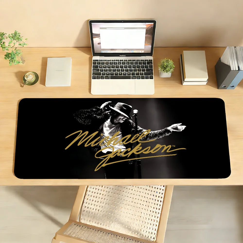 Michael Jackson Mouse Pad Non-slip Locking Edge DeskMat PC Laptop Accessories Rubber Office Keyboard Large Game