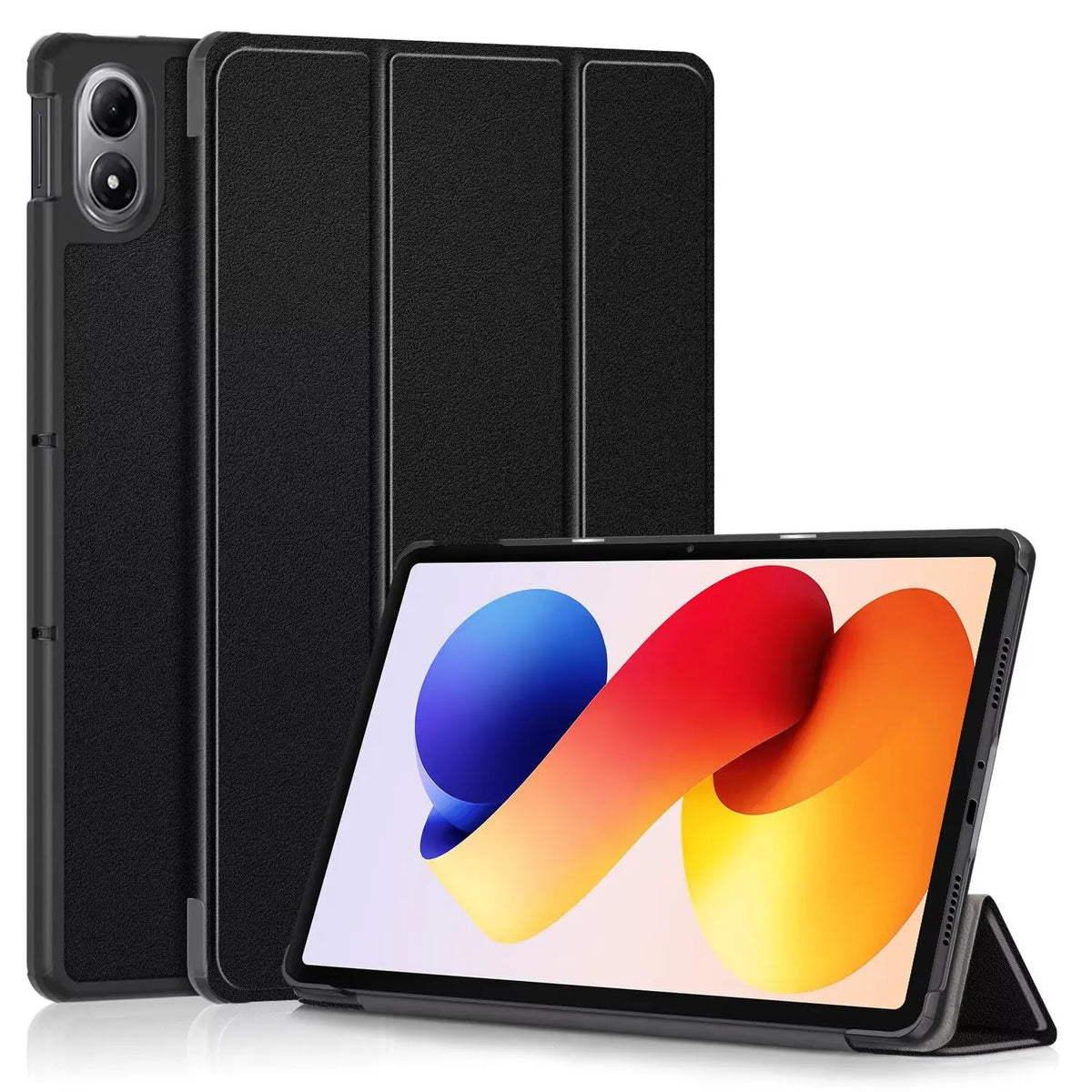 Tablet Case for Redmi Pad 2 Pro / Xiaomi POCO Pad M1 2025 Released 12.1inch PU Leather Material Protective Cover Shockproof