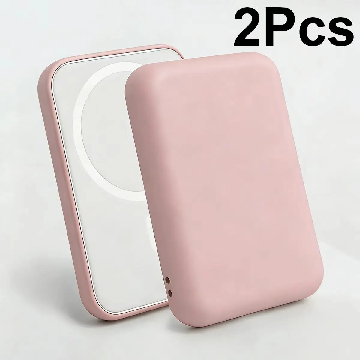 Magsafe Battery Pack Phone Case, Black, Pink, Transparent White/3-Pack |   Compatible with Magsafe Battery Pack, Ultra-Thin Tpu, Shockproof, Ultra-Thin Scratch-Resistant, Protective Bumper Case - Battery Not Included