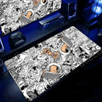 Anime Manga One Piece Mouse Pad Robin Luffy Zoro Sanji Nami Law Mousepad Computer Keyboard Pad Gaming Accessories XXL Desk Mat