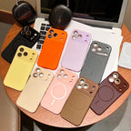 Big Window Liquid Silicone Phone Case For iPhone 17 Air 16 15 14 Plus 12 13 16 Pro Max Official Soft Protector Cover