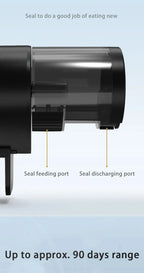 Automatic Fish Feeder With Timer IP66 Waterproof Auto Fish Tank Feeder 100ml Capacity Food Dispenser For Fish/Turtle