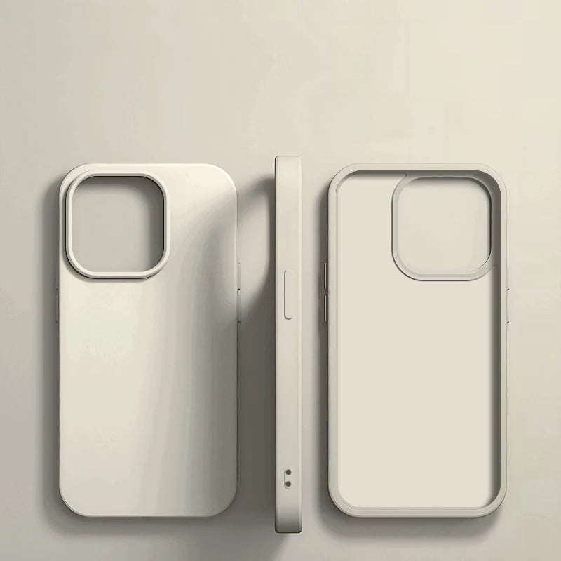Luxury Liquid Silicone Phone Case for APPLE iPhone 18 13 12 14 15 16 Pro Max Cases for iPhone 17 Pro Shockproof Protector Cover