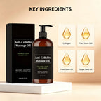 Anti-cellulite Body Massage Oil Natural Plant Essential OilRelaxing Soothing Moisturizing Skin Care Lightweight Non Greasy 240ml