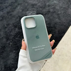 Luxury Liquid SIilicone Solid Candy Color Phone Case for Apple iPhone 17 Pro 16 15 14 13 18 Pro Max Shockproof Cover with Logo